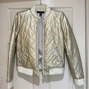 Golden Metallic winter jacket